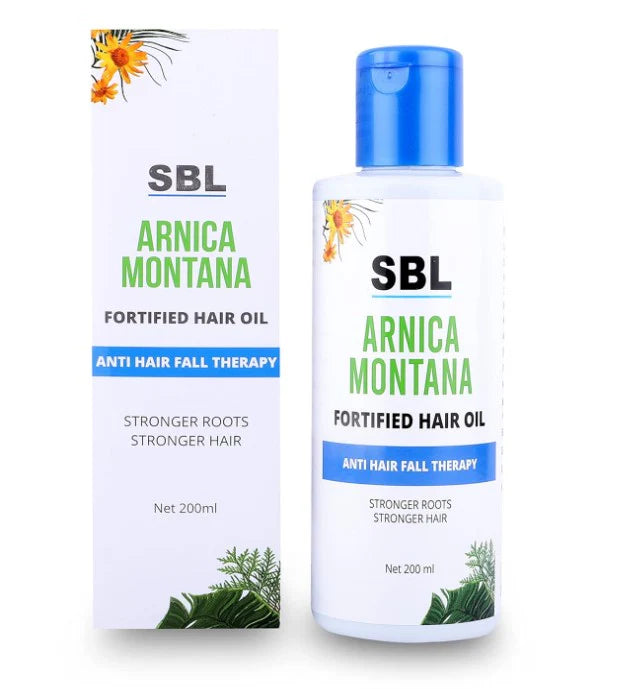 SBL Arnica Montana Fortified Hair Oil – 5X Strength for Hair Fall, Dandruff & Scalp Care