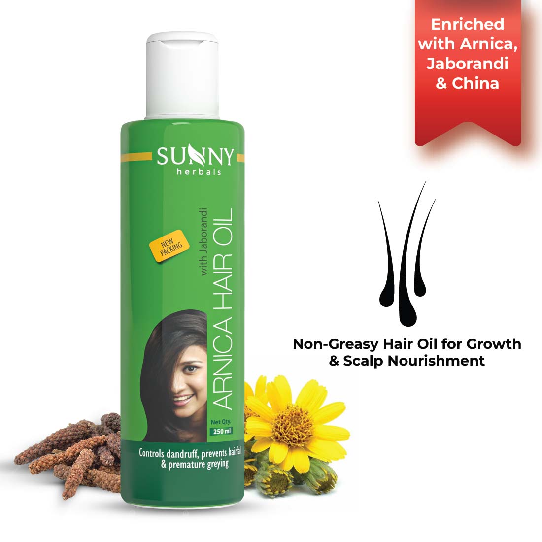 Bakson's Sunny Arnica Hair Oil with Jaborandi