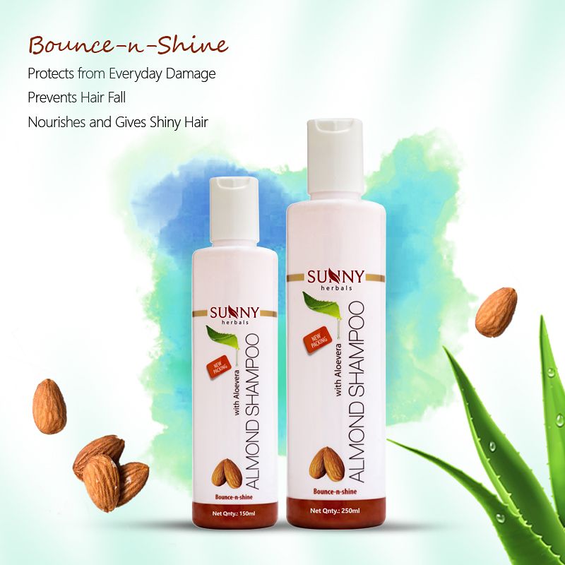 Sunny Herbals Almond Shampoo