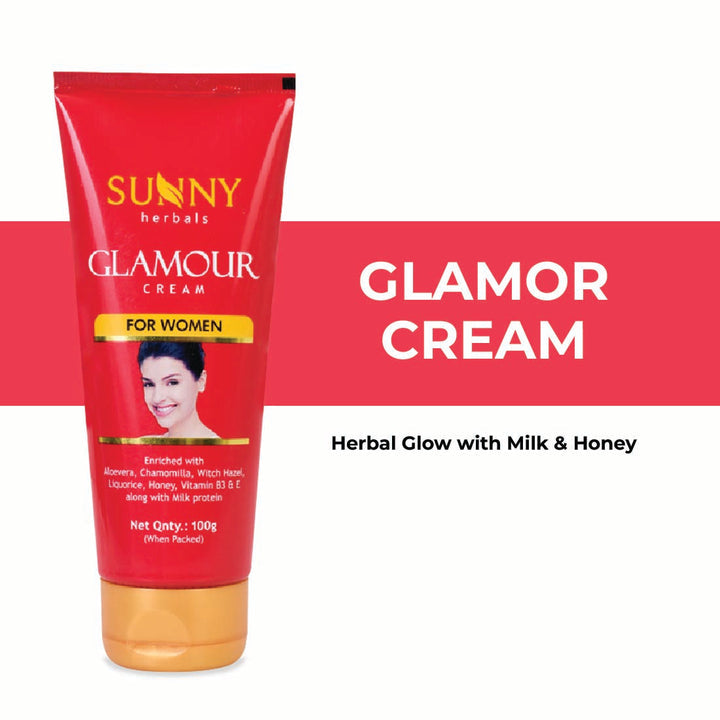 Sunny Herbals Glamour Cream for Smooth & Supple Skin | For Women