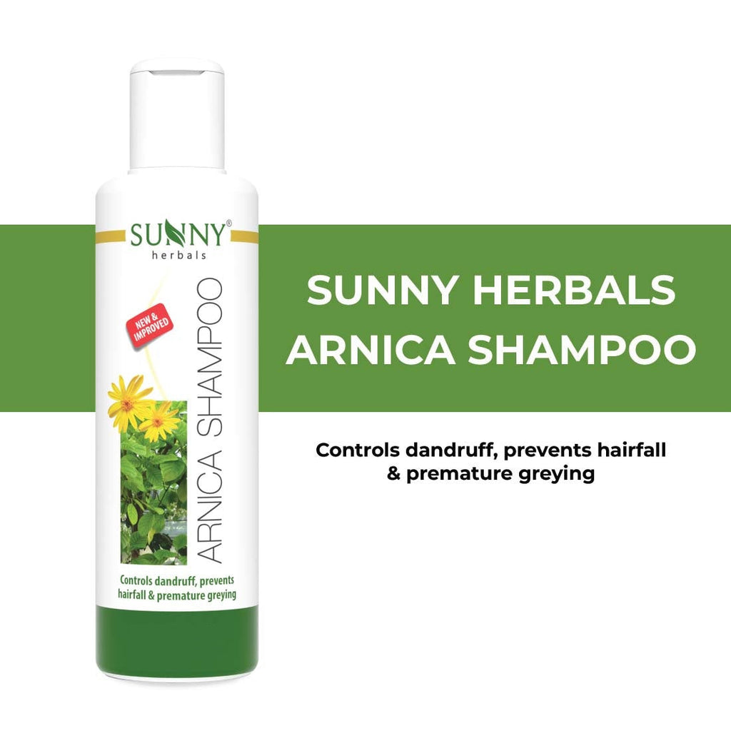 Sunny Herbals Arnica Shampoo with Extra Conditioners for Clean & Conditioned Hair Care Shampoo